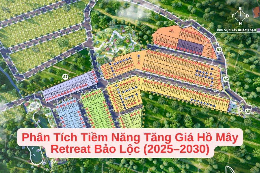 Phân Tích Tiềm Năng Tăng Giá Hồ Mây Retreat Bảo Lộc (2025–2030)