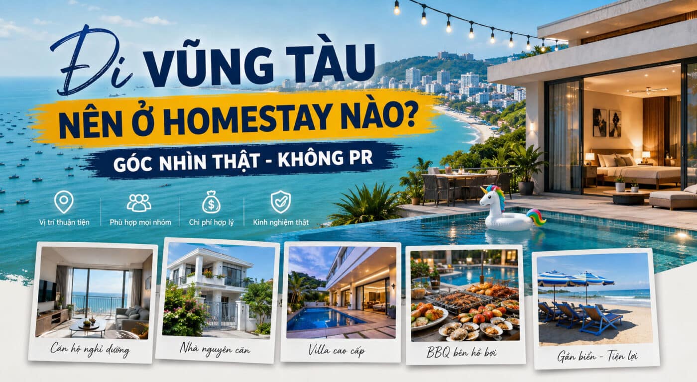 Đi Vũng Tàu Nên Ở Homestay Nào?