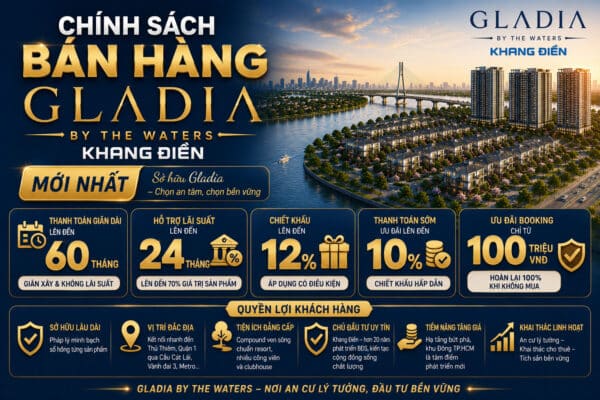 Chính sách bán hàng Gladia Khang Điền mới nhất